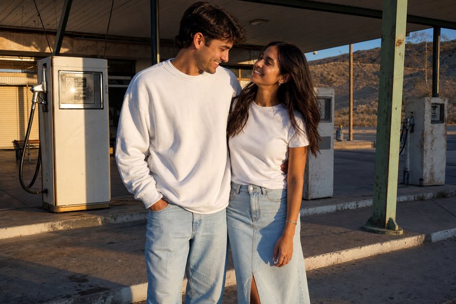 matching whites for a gas station date