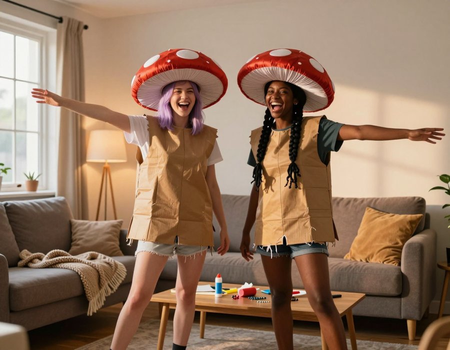 hats off to this homemade mushroom fit