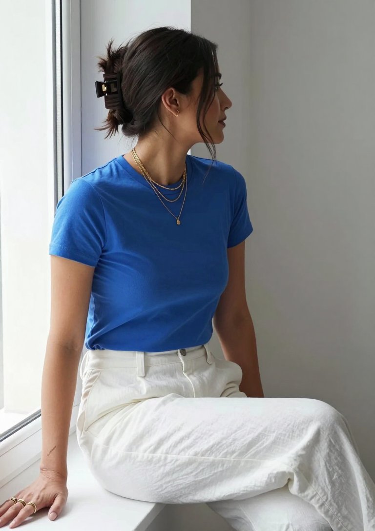 the trending blue tee is actually iconic