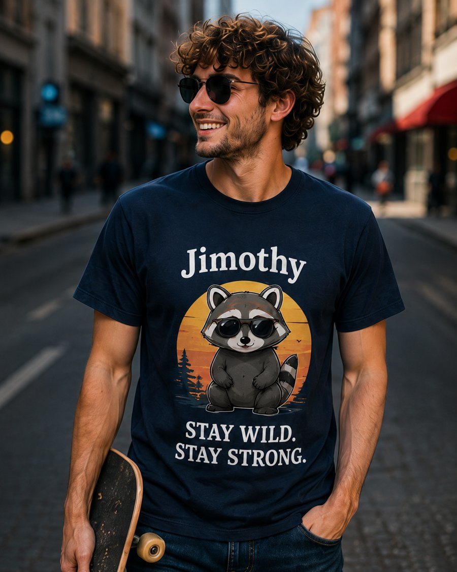 Wearing jimothy just rewired my nervous system, STAY WILD. STAY STRONG