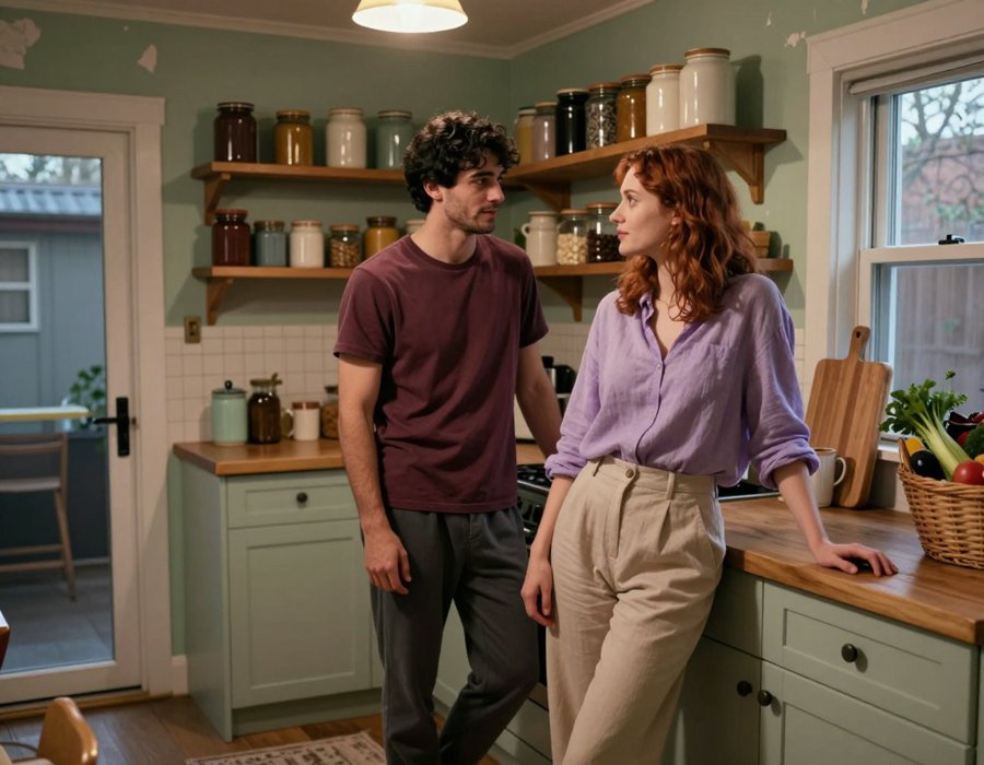 those beige trousers are everything