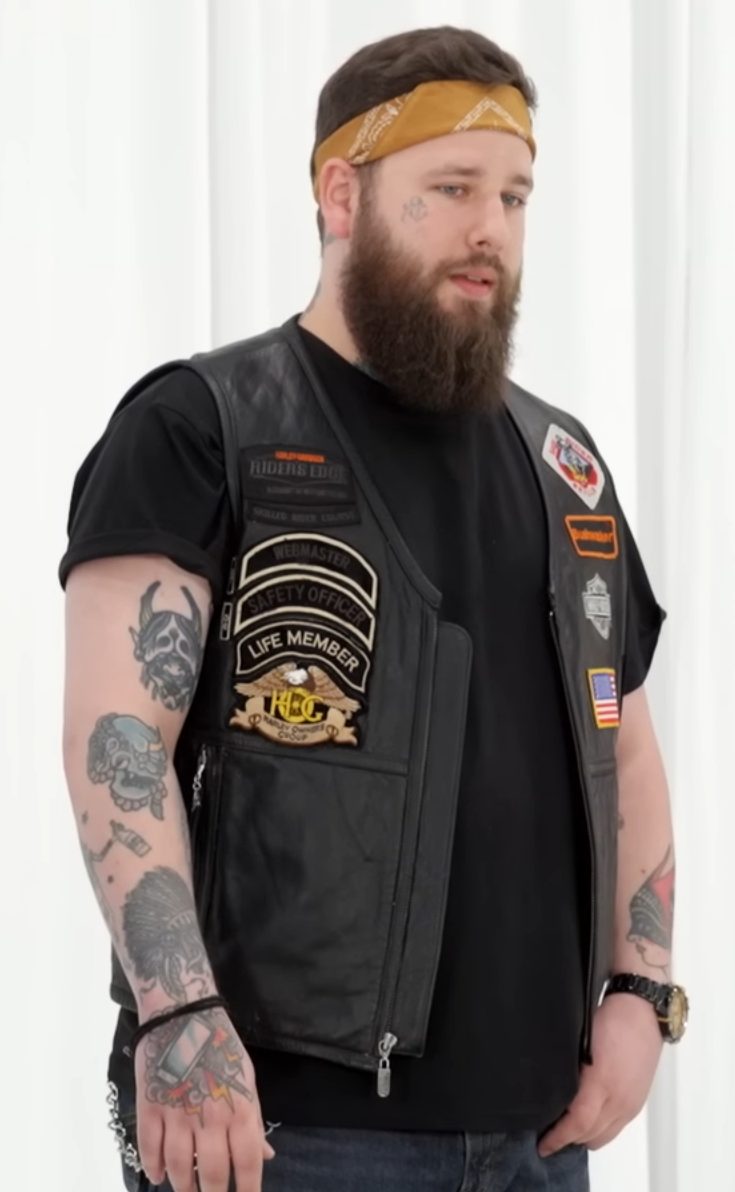 The Leather Vest Stays On, Even Chained to a Stranger