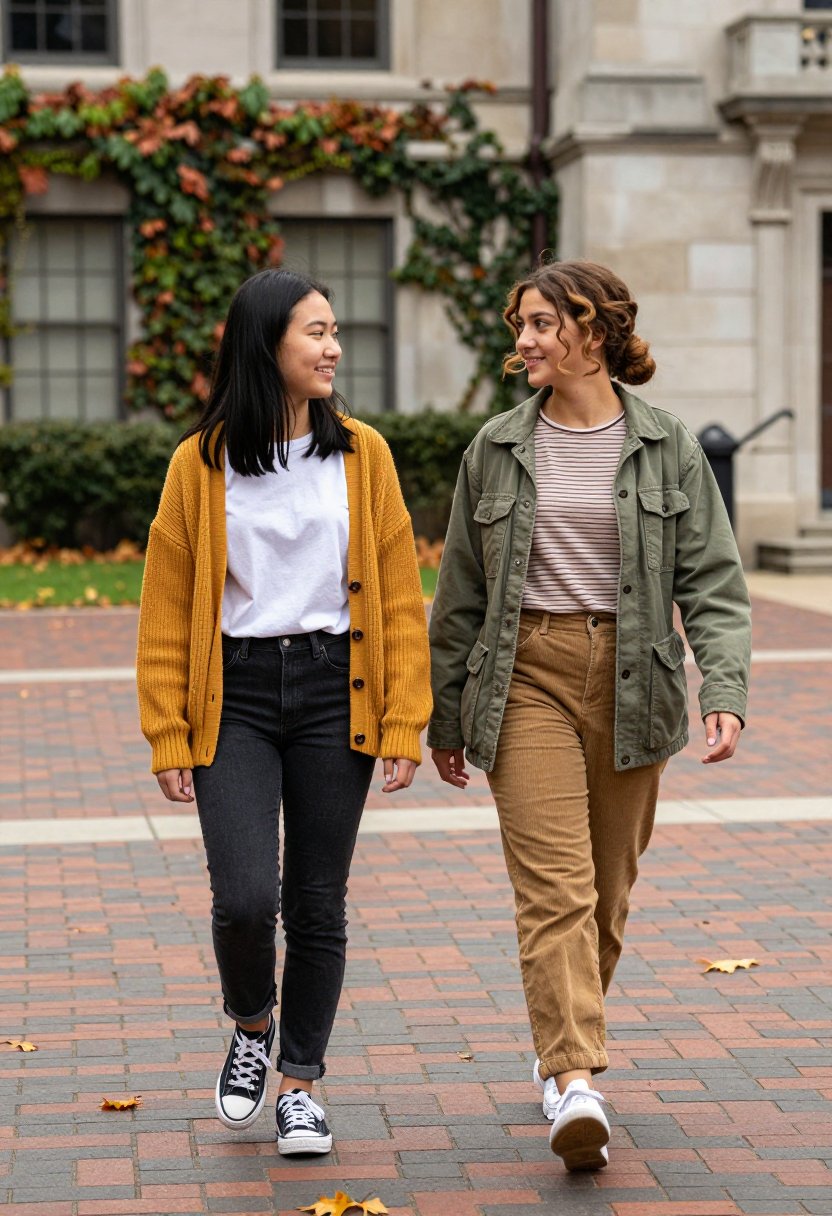 I’d basically run the quad in this cardigan
