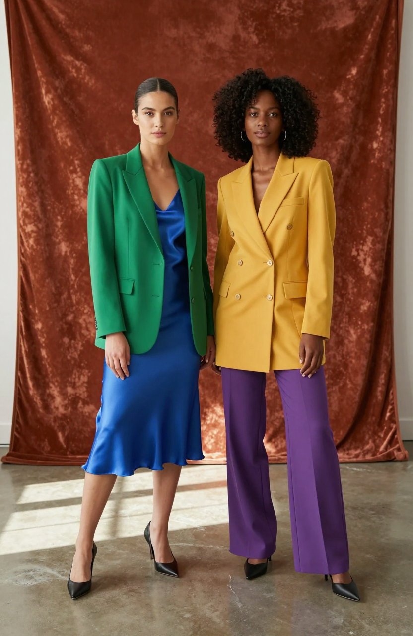 Yellow blazer is the move