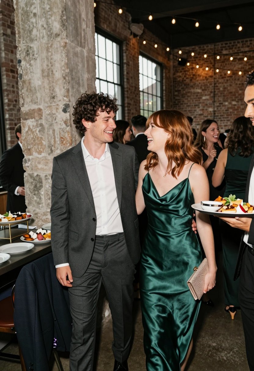Rose Byrne’s emerald slip dress is giving major dinner party envy
