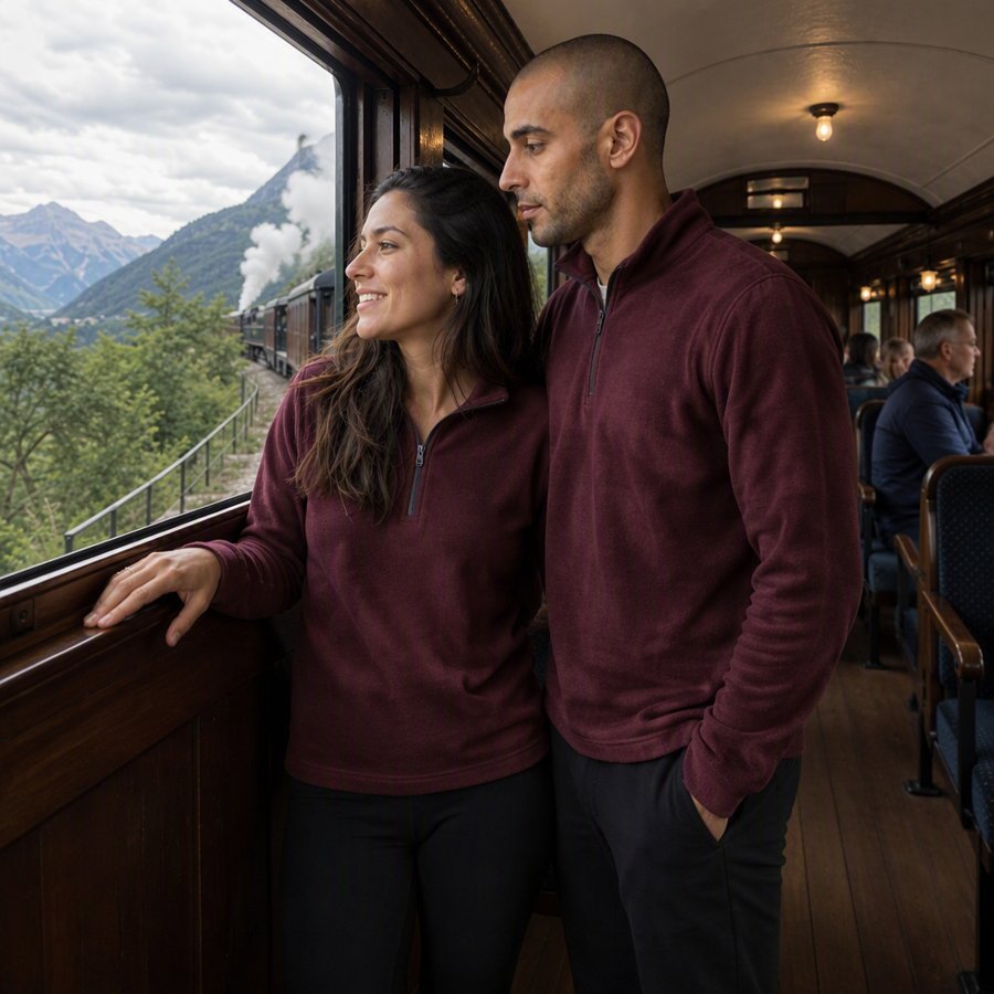 maroon is basically the uniform for scenic trains rn