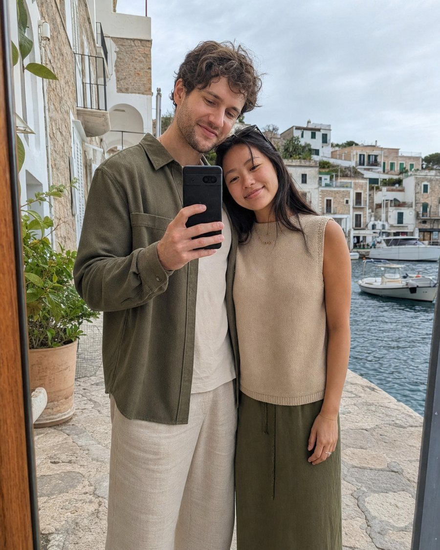 olive and beige is literally the perfect combo