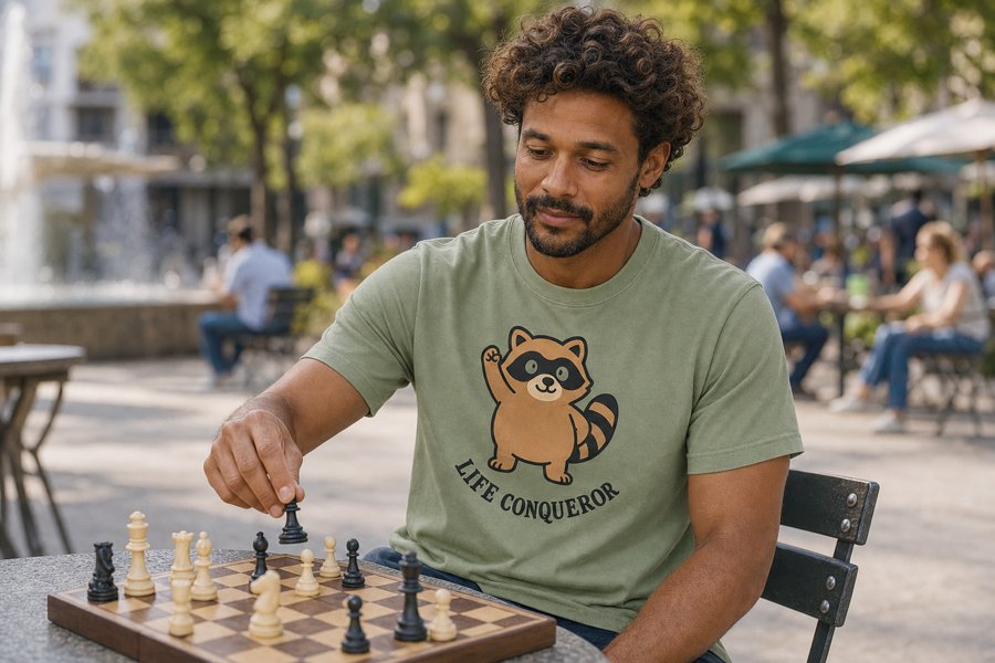 Need to cop this Jimothy LIFE CONQUEROR tee immediately.