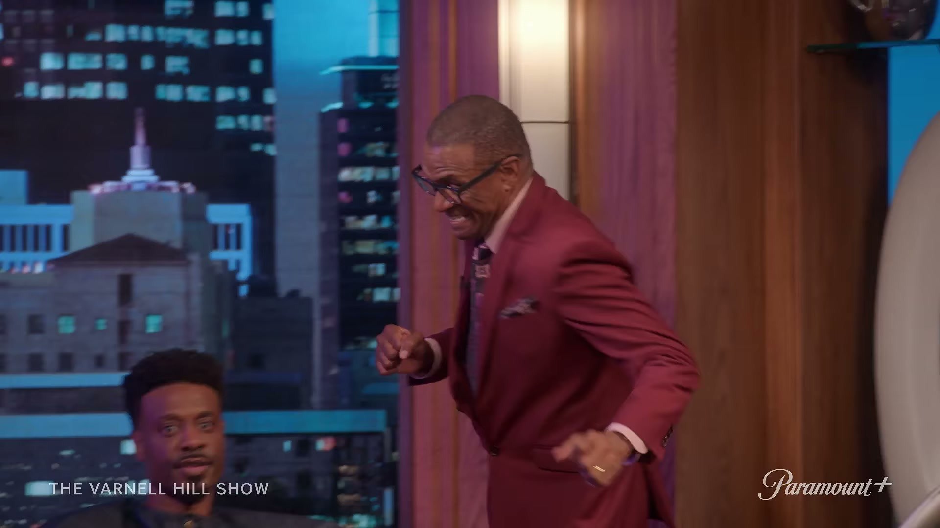 Tommy Davidson in The Varnell Hill Show on Paramount+ — maroon suit energy is unmatched