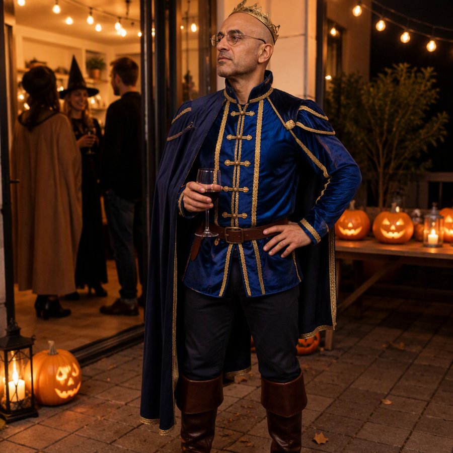 My inner royalty is jealous of how well the cape drapes.