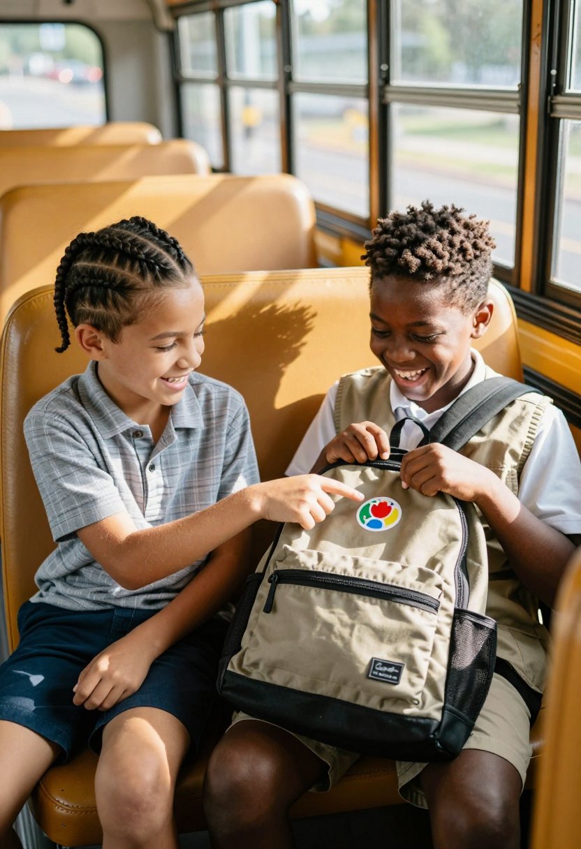 The Ultimate Back-to-School Uniform: Tan Vest & White Shirt
