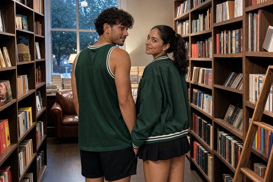 wait, who actually picked these matching fits?