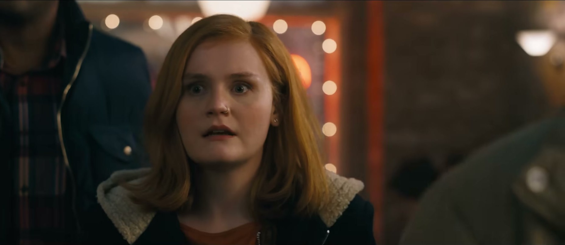 from the Jumanji Open World trailer — that collar is giving major cozy energy