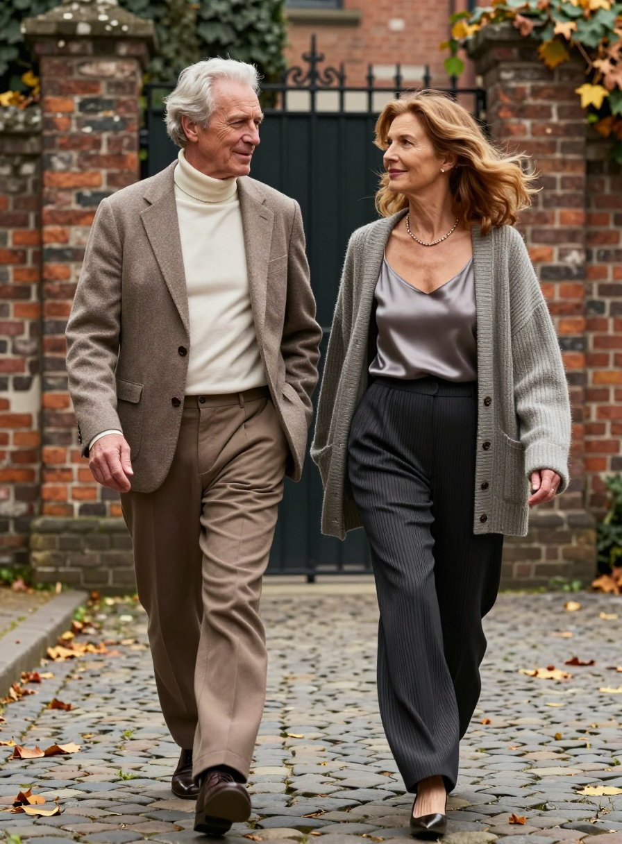 Those pinstripe pants are anchoring your whole look