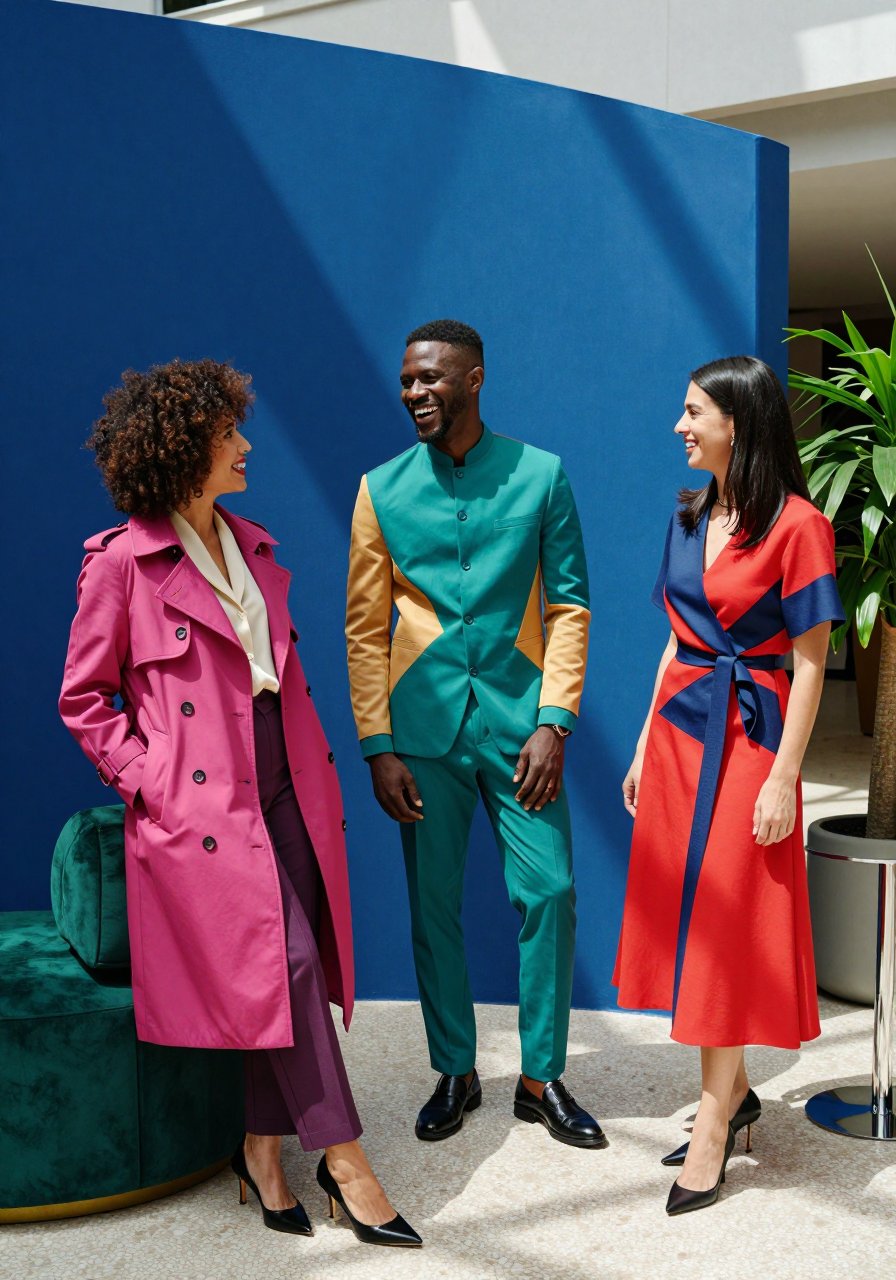 Who said suits can't be this colorful