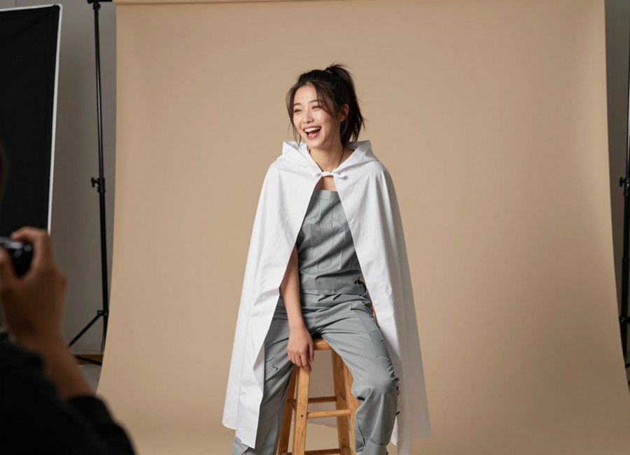 white cape is the main character