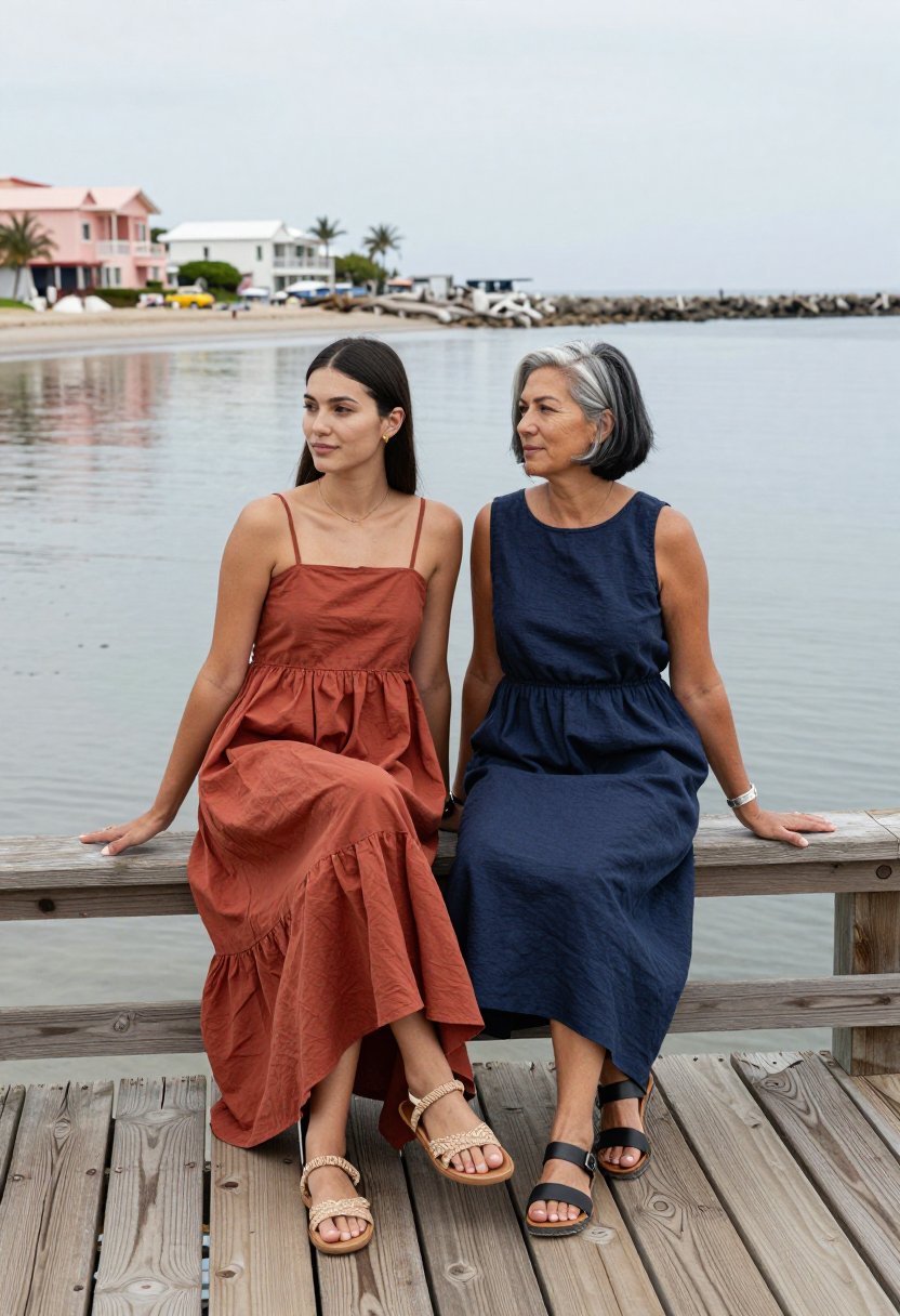 The Rust Maxi Dress That Does All The Work