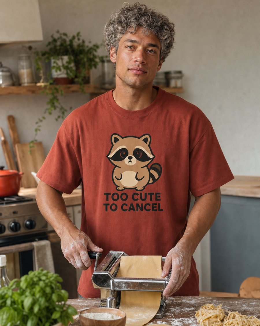 Wearing this Jimothy 'Too Cute To Cancel' tee makes me an instant Italian chef.