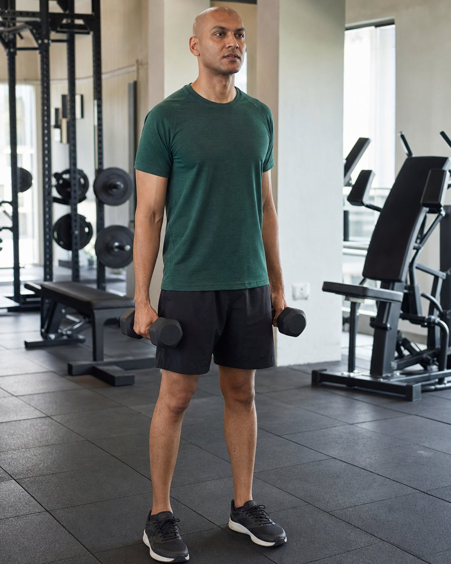 green tee is plain